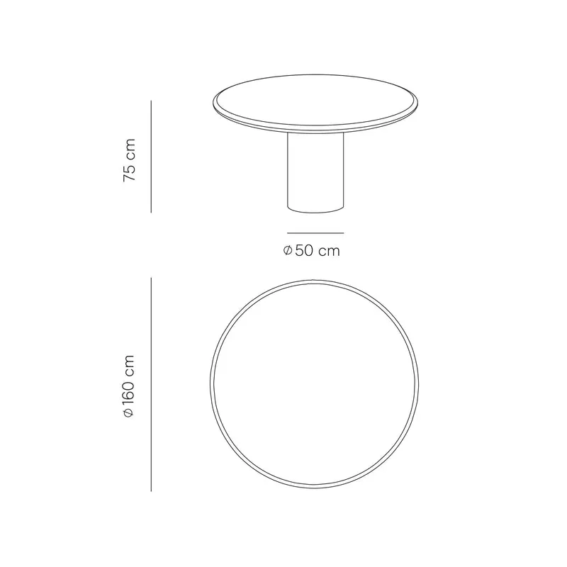Microskin tafel Nana - Rond