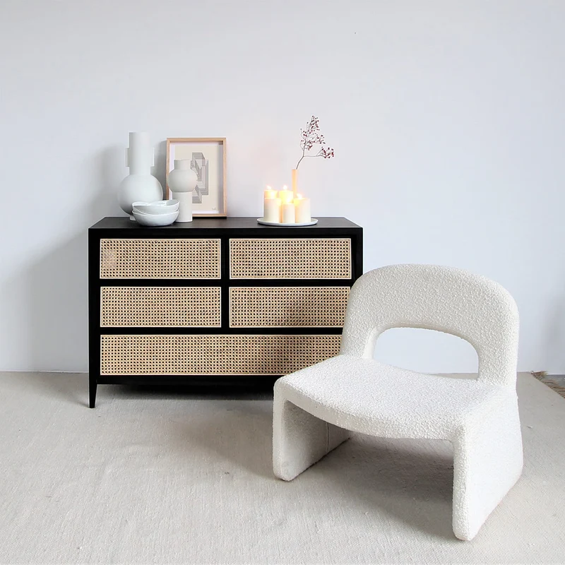 Relax Fauteuil - Boucle Wit - Esmee