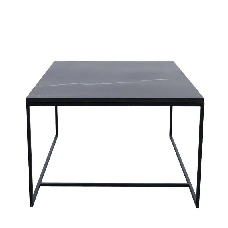 Keramische Salontafel - Miles - Zwart Keramiek - 90×60×40cm