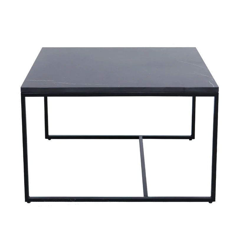 Keramische Salontafel - Miles - Zwart Keramiek - 90×60×40cm