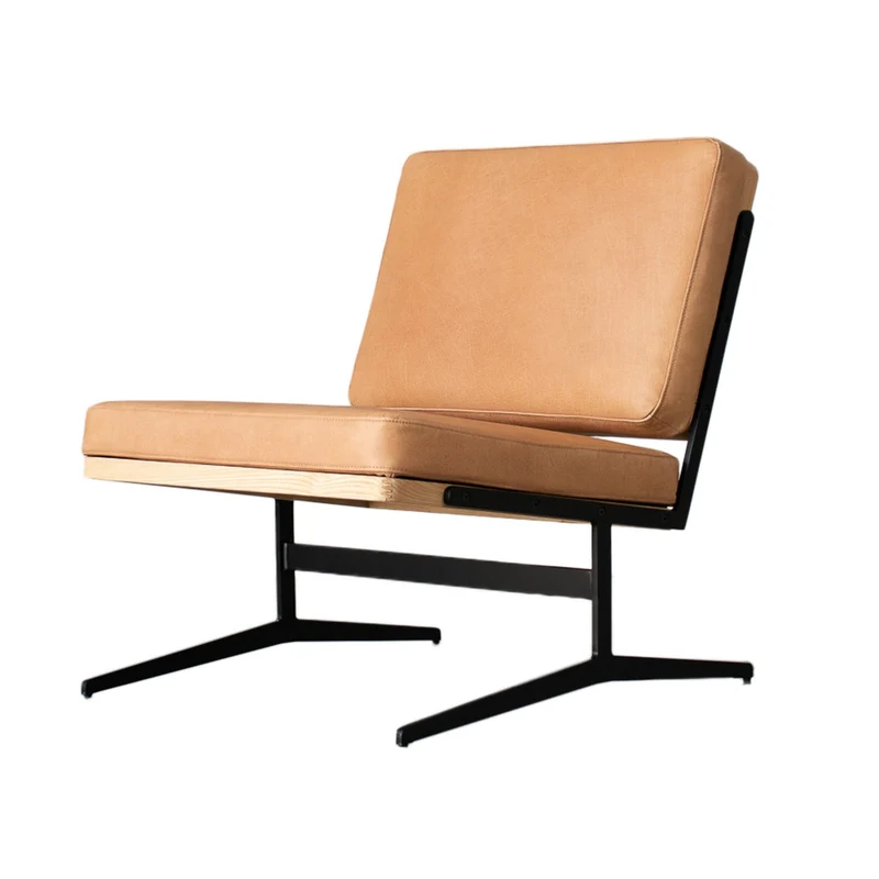 Leesstoel - Lucy - Cognac Leder