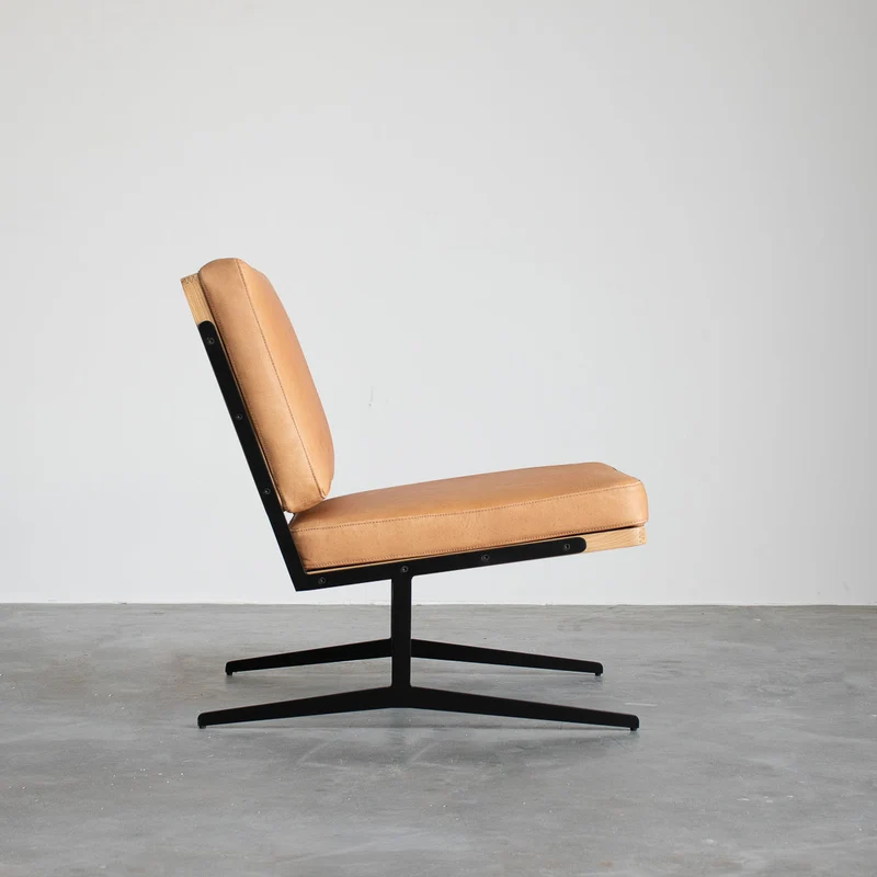 Leesstoel - Lucy - Cognac Leder