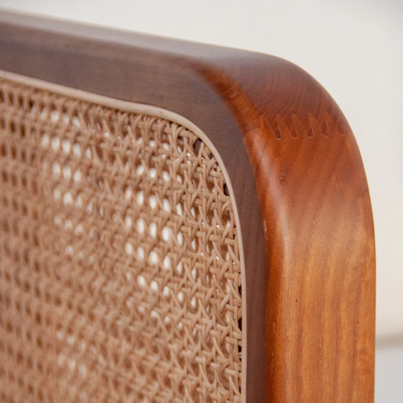Rotan Fauteuil Milan - Walnoot