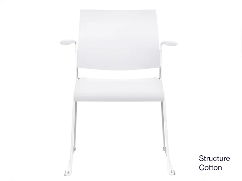 Chaise visiteur sans bras - Série Tuck