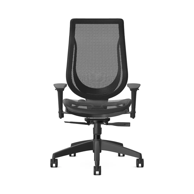 Chaise exécutive en maille dossier haut, série You