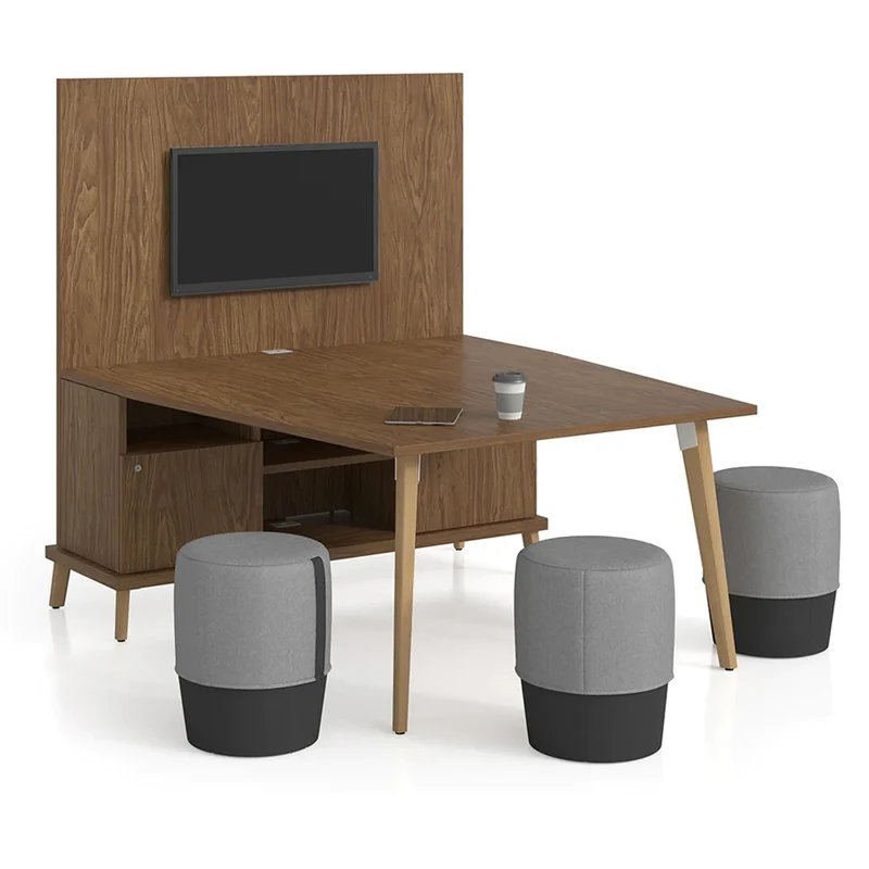 Table de rencontre multimédia avec espace de rangement Collection Stad