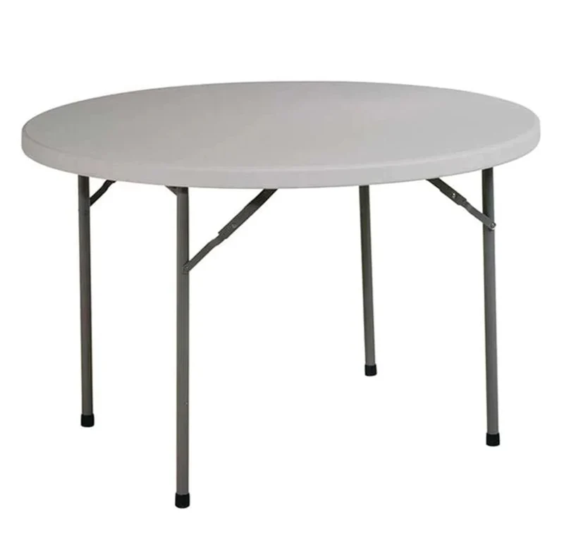 Table pliante ronde 48" en résine multiusage - Série Work Smart