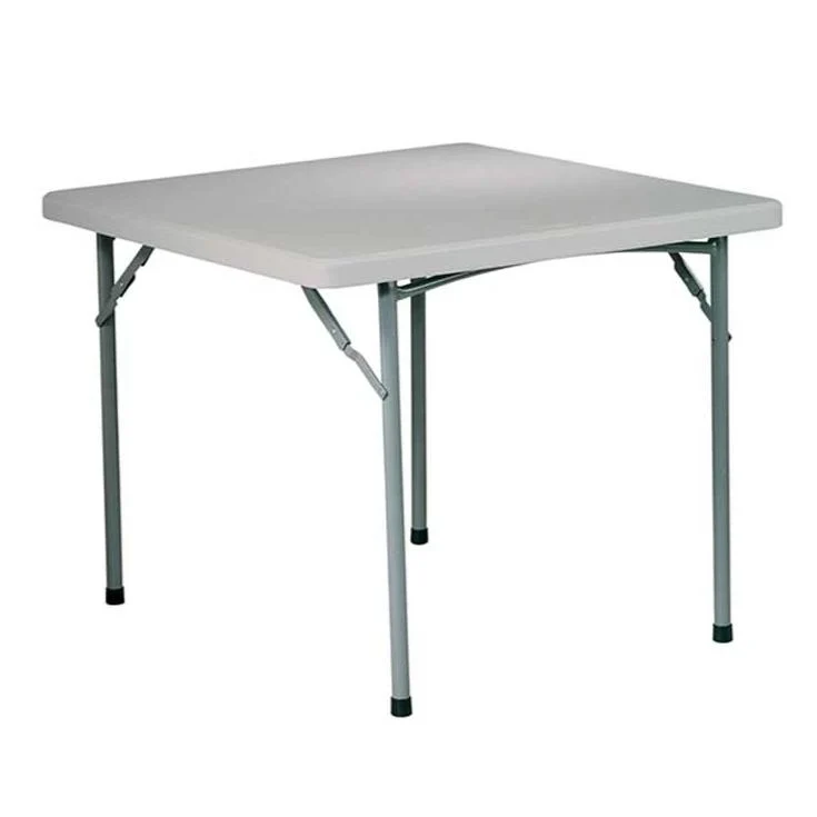 Table pliante carré 3' en résine multiusage - Série Work Smart