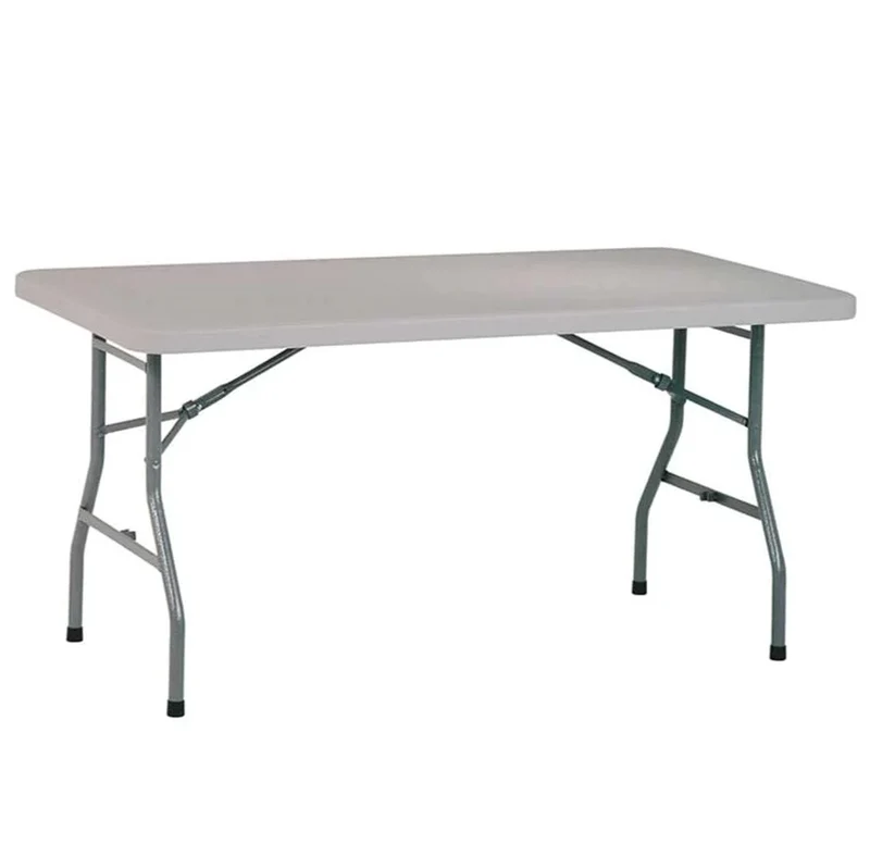 Table pliante 5' en résine multiusage - Série Work Smart