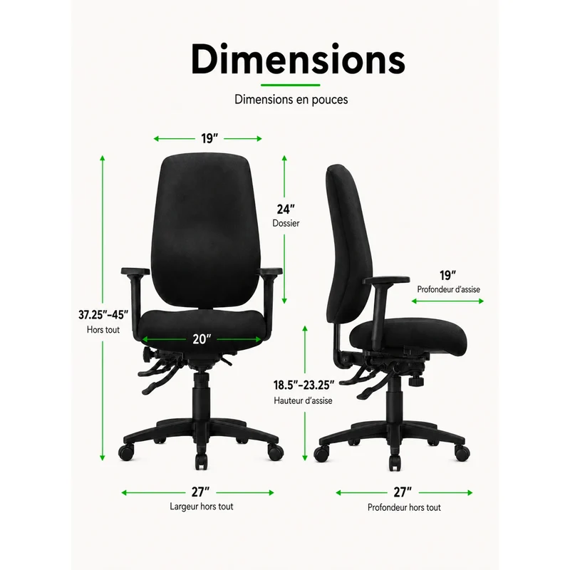 Chaise ergonomique Cierra Standard