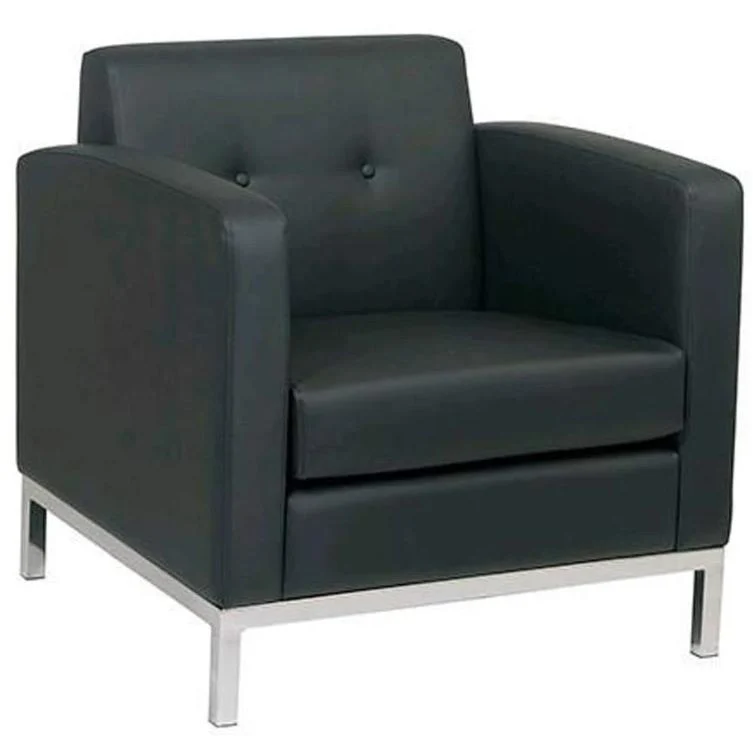 Fauteuil club wall street en vinyle