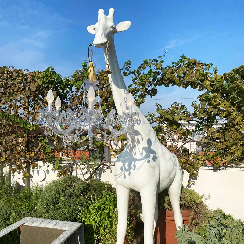 Floor Lamp GIRAFFE IN LOVE M by Marcantonio for Qeeboo