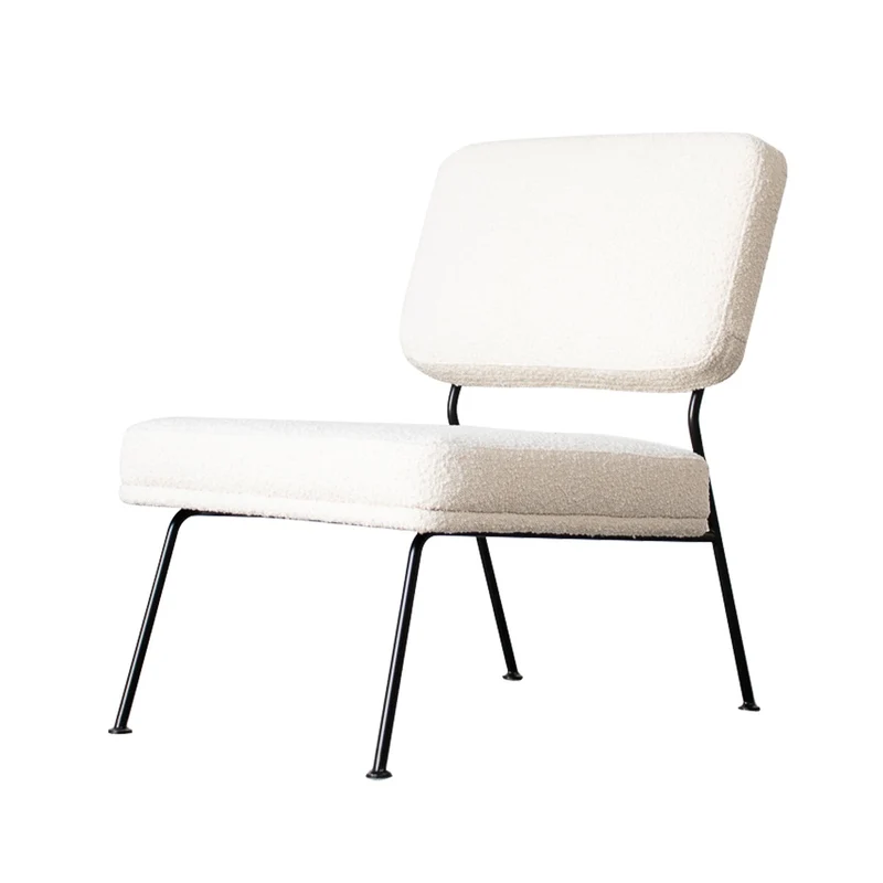 Emma Stoel - Boucle Wit - Zwart