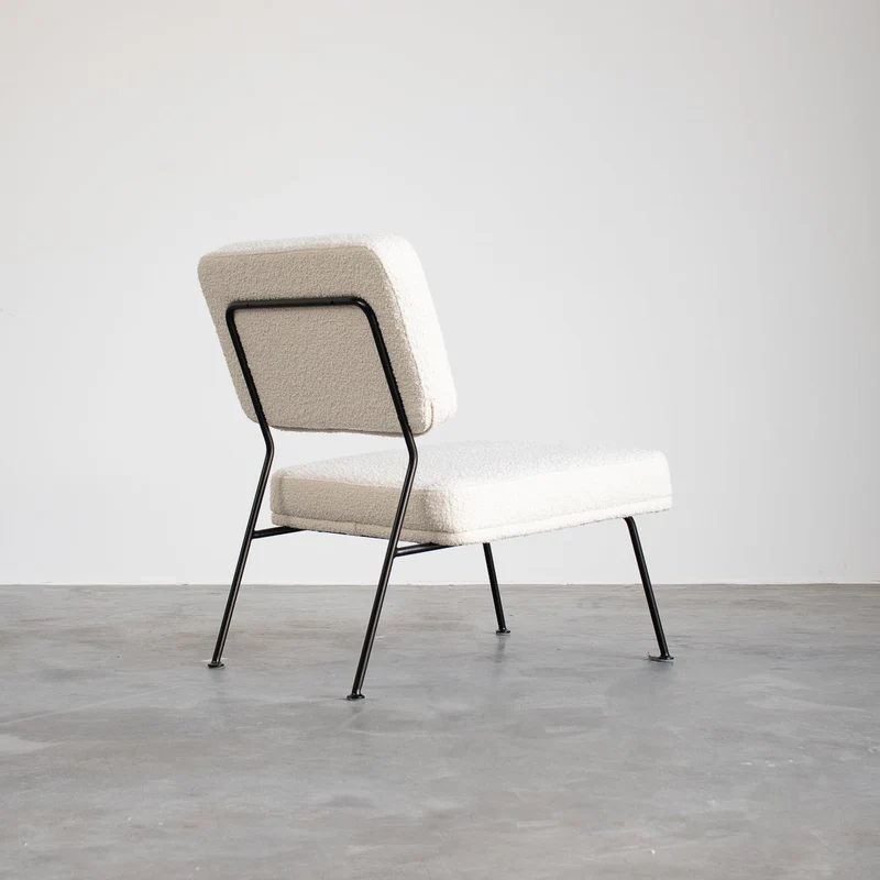 Emma Stoel - Boucle Wit - Zwart