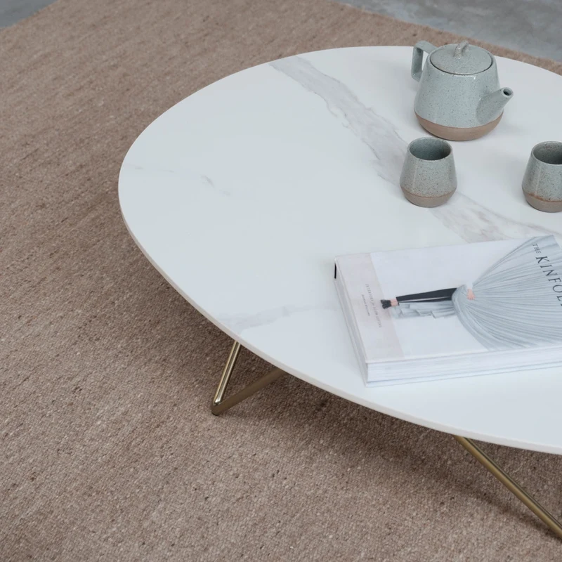 Keramische Salontafel - Richard - Calacatta Wit Keramiek