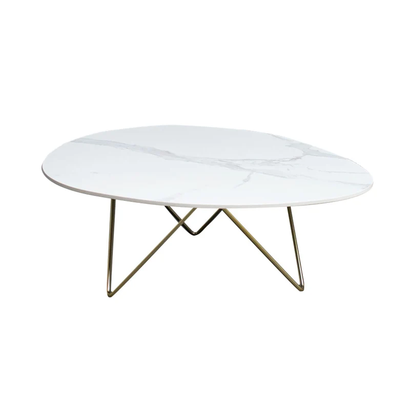 Keramische Salontafel - Richard - Calacatta Wit Keramiek
