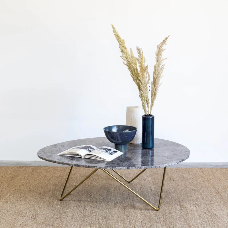 Marmeren Salontafel - Richard - Grijs Marmer