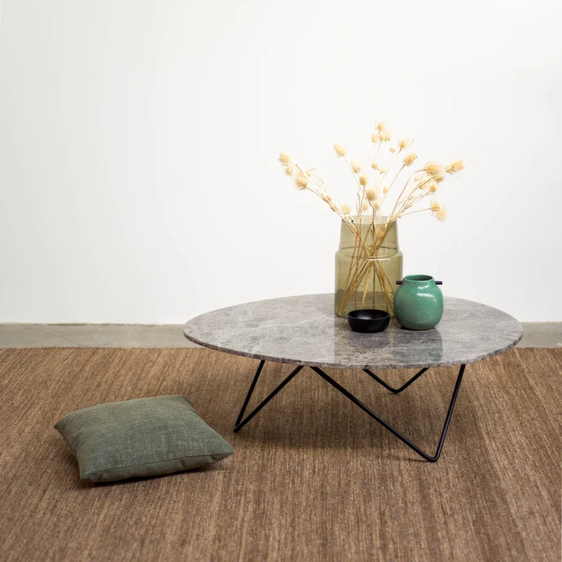 Marmeren Salontafel - Richard - Grijs Marmer