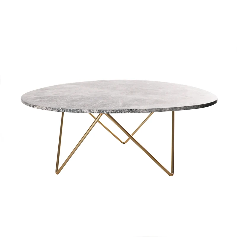 Marmeren Salontafel - Richard - Grijs Marmer