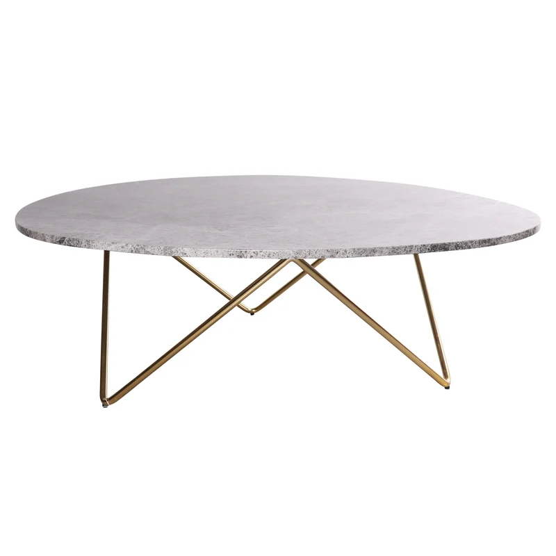 Marmeren Salontafel - Richard - Grijs Marmer