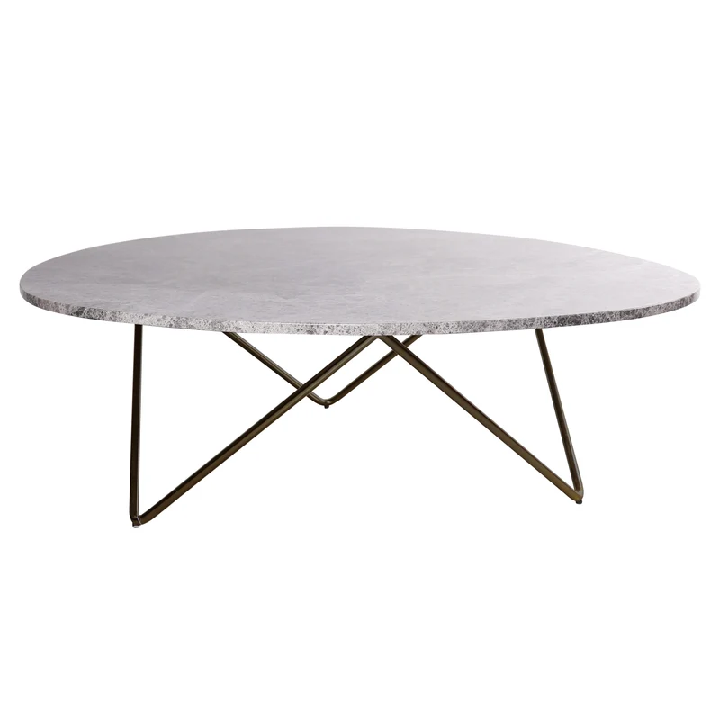 Marmeren Salontafel - Richard - Grijs Marmer