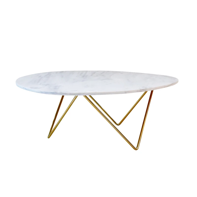 Wit marmeren Salontafel - Richard