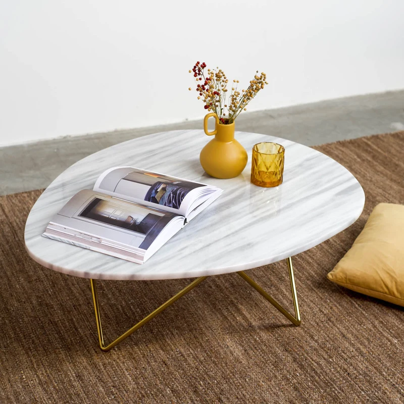 Wit marmeren Salontafel - Richard