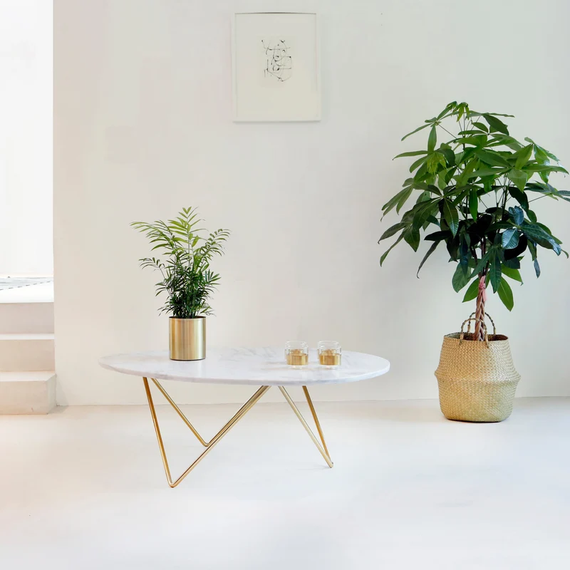 Wit marmeren Salontafel - Richard