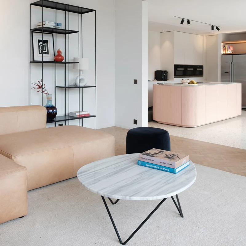 Wit marmeren Salontafel - Richard