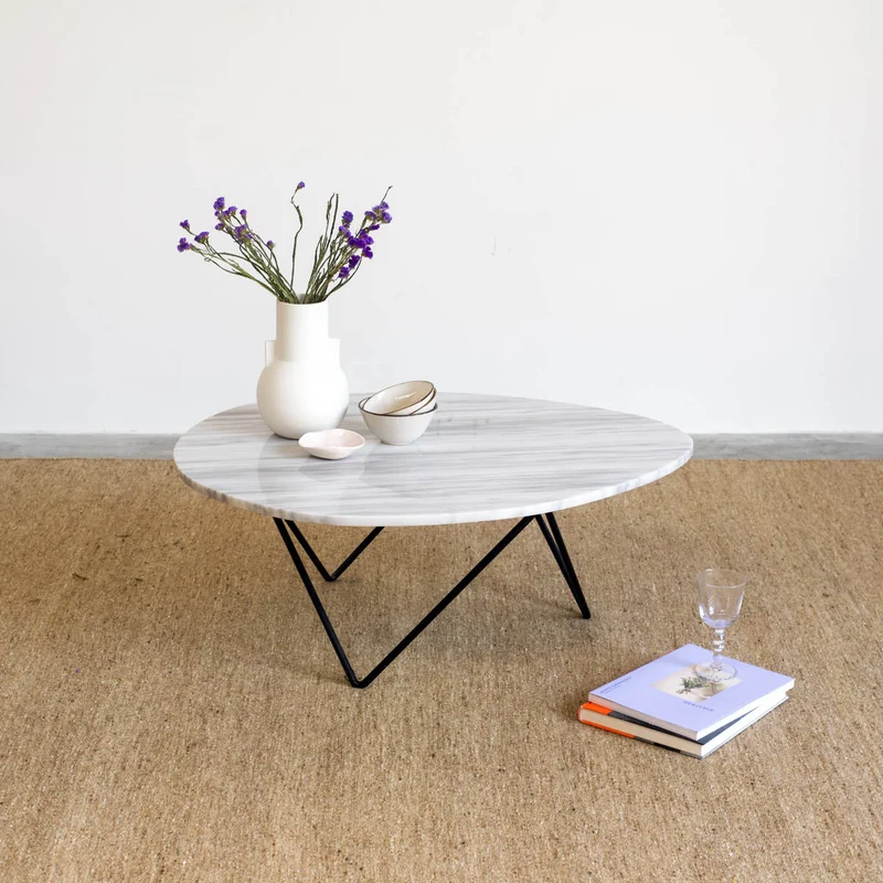 Wit marmeren Salontafel - Richard
