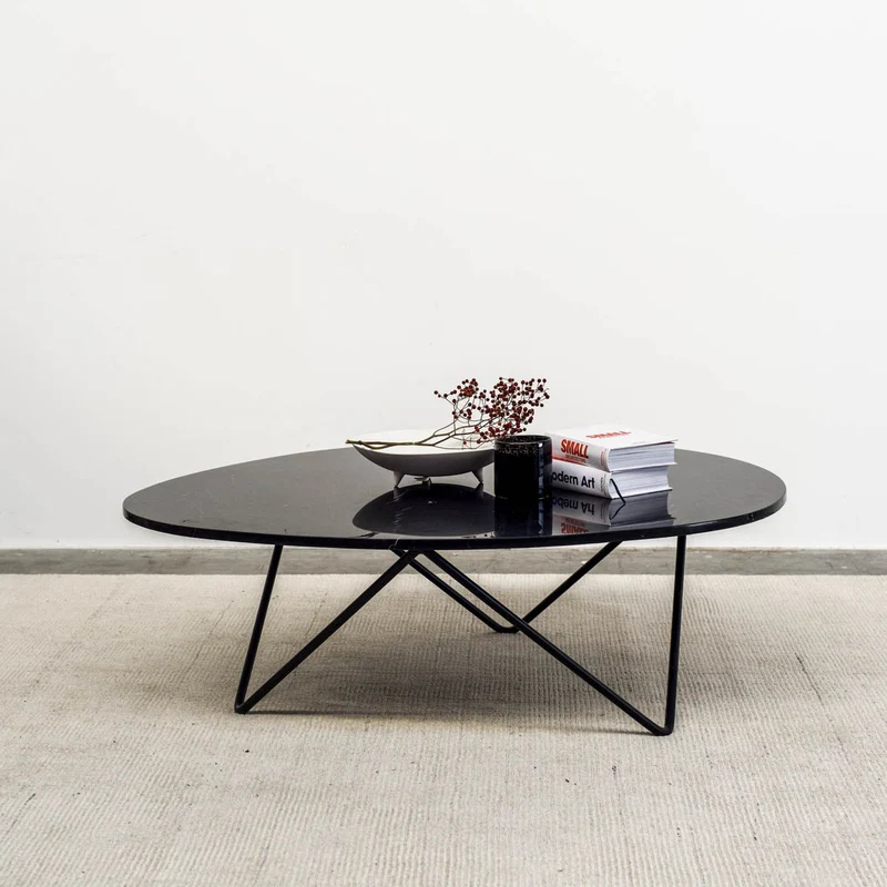 Marmeren Salontafel - Richard - Zwart Marmer