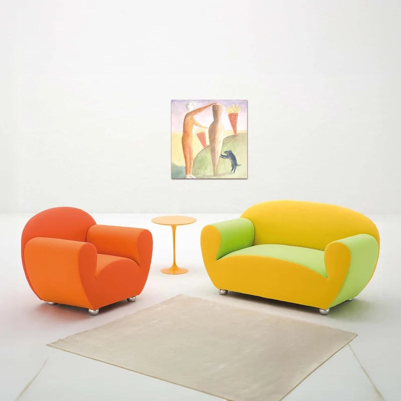 Armchair L'AGOSTINA by Barbero & Navone for Giovannetti