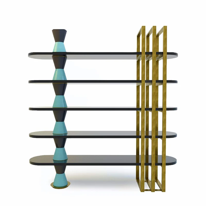 Bookshelf PALM by Piero Angelo Orecchioni for Marioni