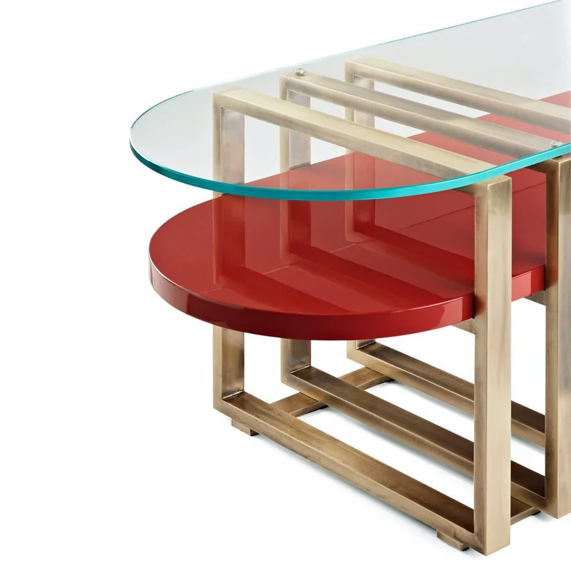 Oval Coffee Table PALM by Piero Angelo Orecchioni for Marioni