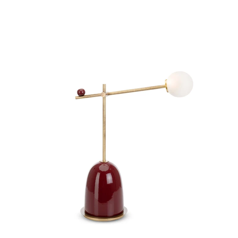 Table Lamp PINS Dark Red by La Récréation for Marioni