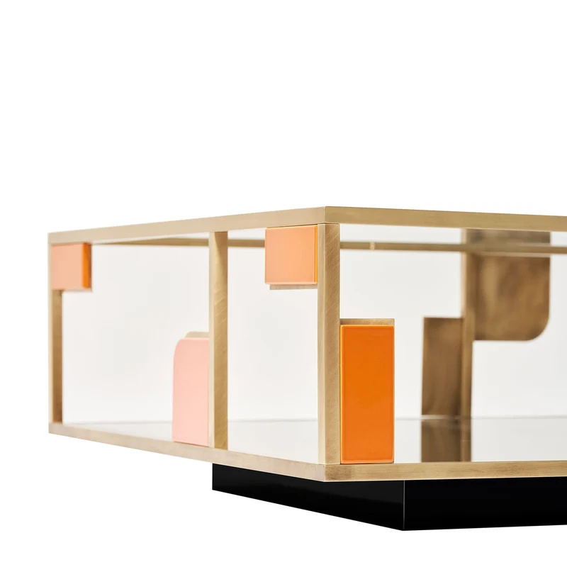 Square Coffee Table SUNSET by La Récréation for Marioni