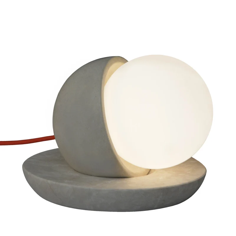Stone Table Lamp LUNA by Hi.Project for Brillamenti