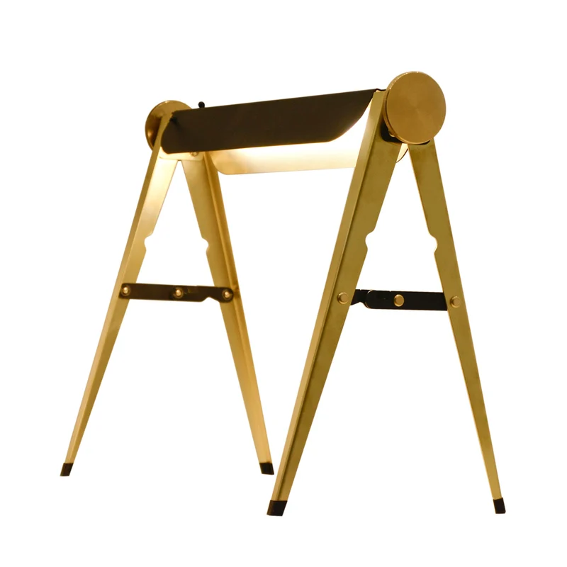 Brass Table Lamp CAVALLETTO by Hi.Project for Brillamenti