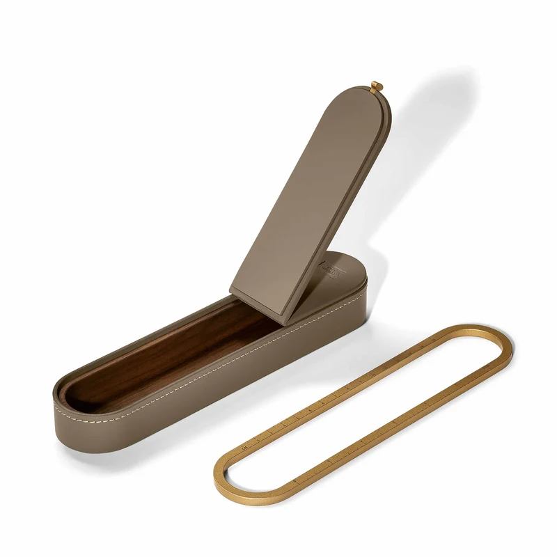 Leather Pencil Holder ZHUANG by Neri&Hu for Poltrona Frau
