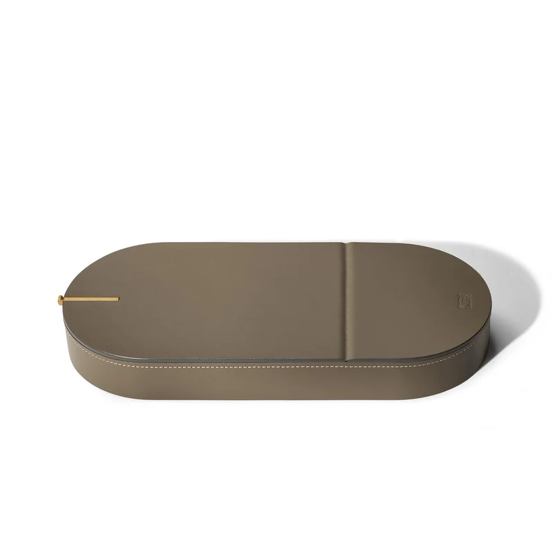 Leather Storage Box ZHUANG by Neri&Hu for Poltrona Frau