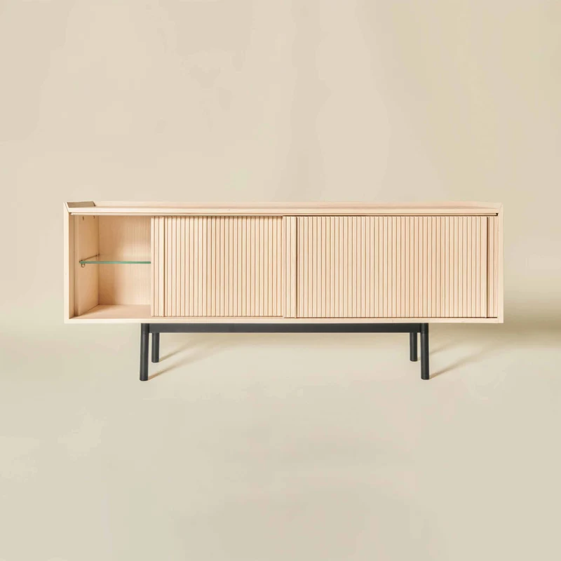 Ash Wood Sideboard SIPARIO by Cono Studio for Dale Italia