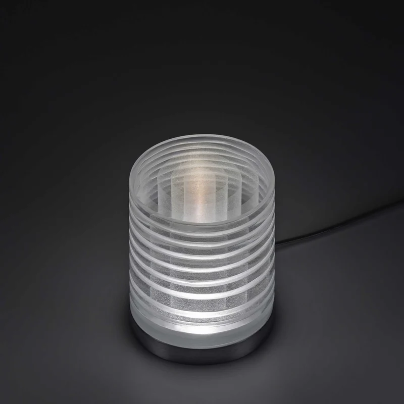 Rechargeable Murano Glass Table Lamp PETITE by Federico Peri for Purho