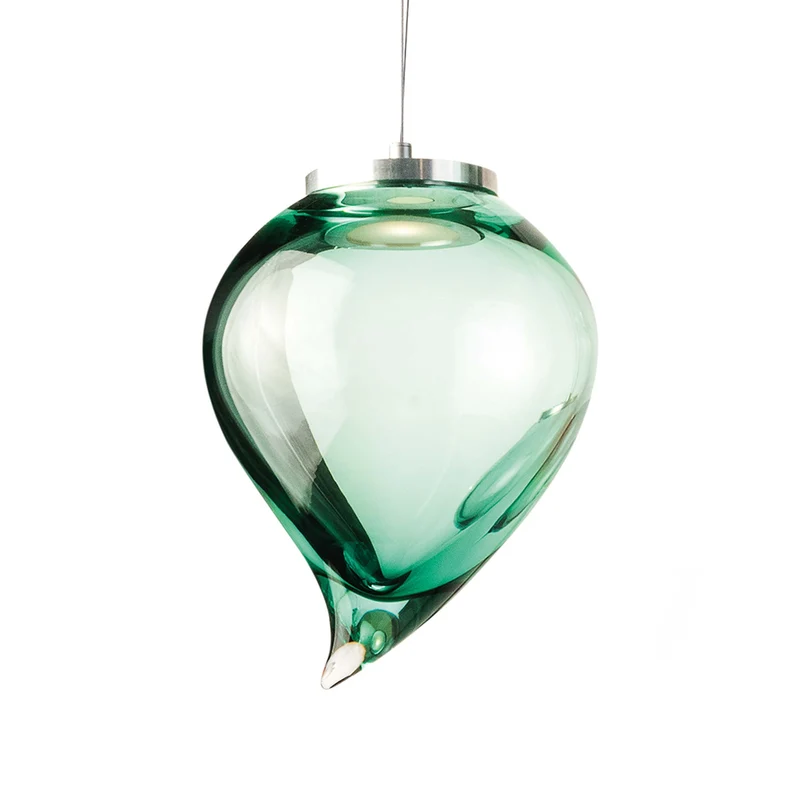 Murano Glass Suspension Lamp FLIK by Karim Rashid for Purho