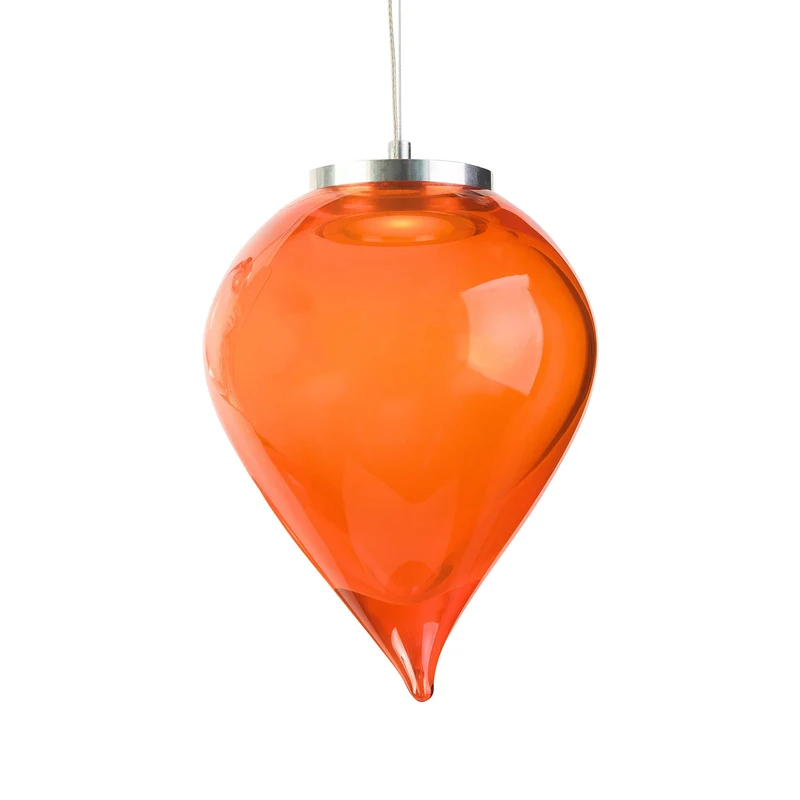 Murano Glass Suspension Lamp FLIK by Karim Rashid for Purho