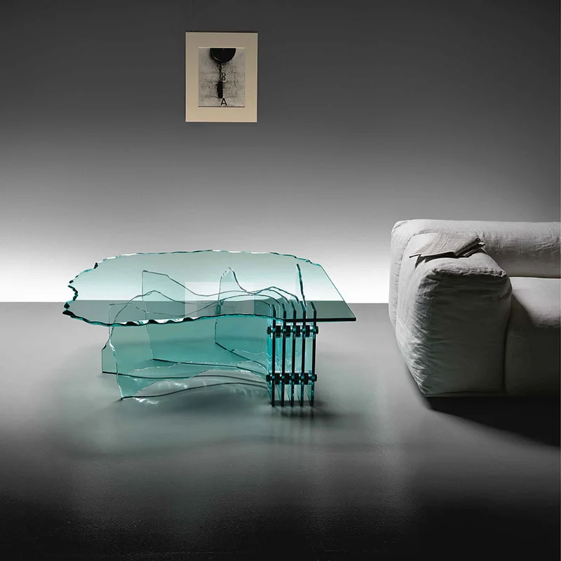 Glass Coffee Table SHELL by Danny Lane for FIAM
