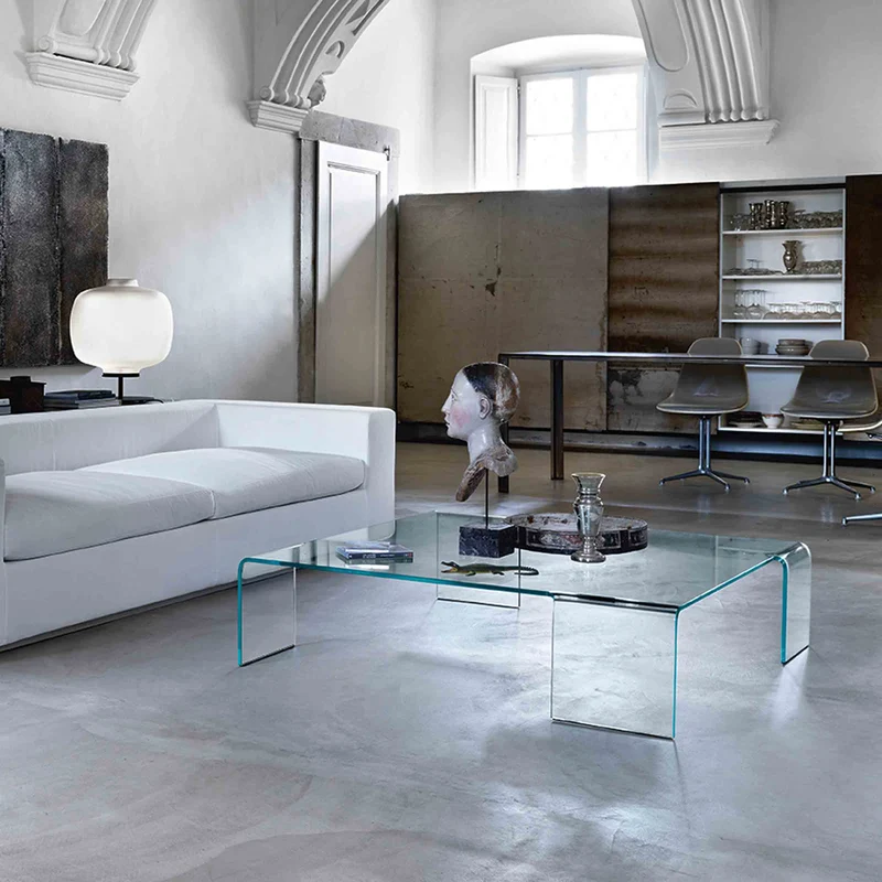 Glass Coffee Table NEUTRA by Rodolfo Dordoni for FIAM