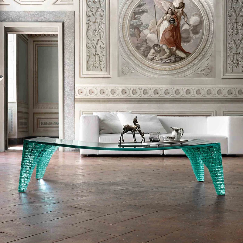 Glass Coffee Table ATLAS by Danny Lane for FIAM