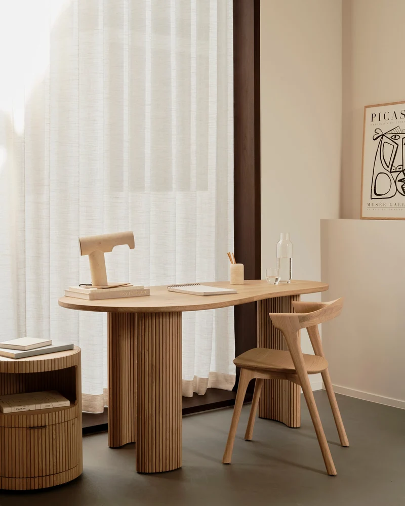 Ethnicraft Bureau - Boomerang Oak