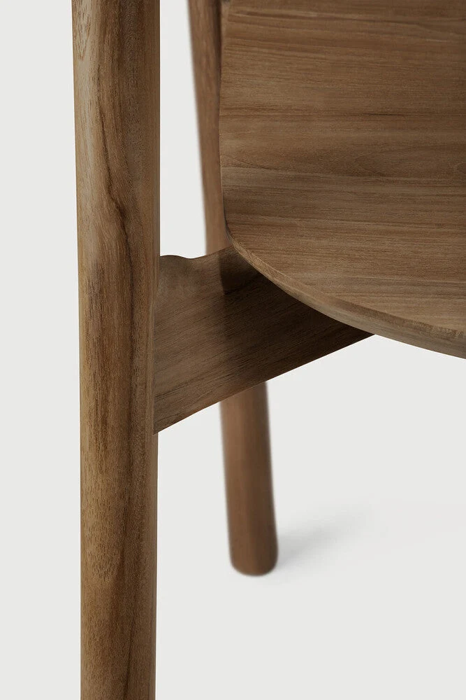 Ethnicraft - Bok Dining Chair Teak/Teak Brown(avec accoudoir)