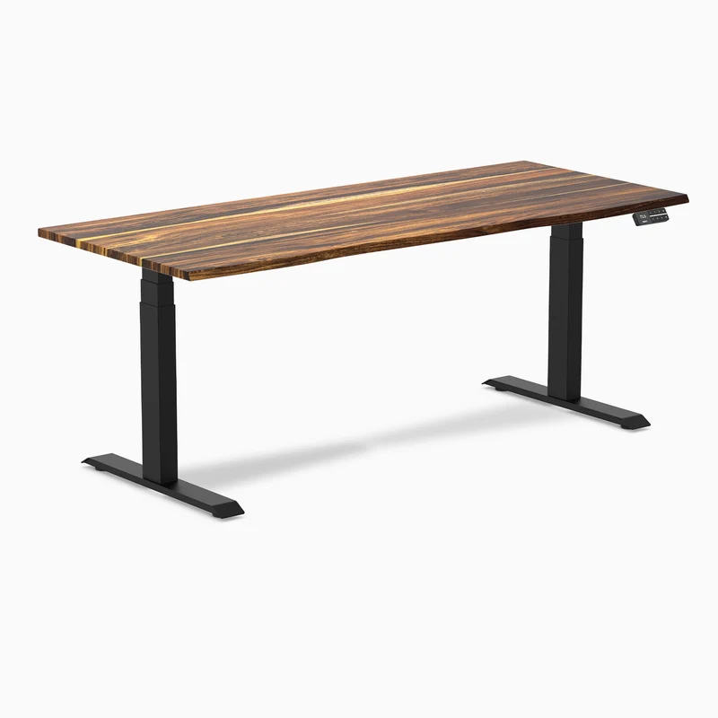 Almost Perfect Desky Dual Hardwood Sit Stand Desk